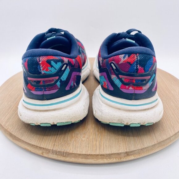 Brooks Ghost 15 Running Shoes Womens 8 Blue Mesh Trainers Sneakers - Picture 8 of 15
